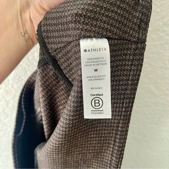 ATHLETA Delancey Houndstooth Tight Legging Size Medium - Picture 11 of 12